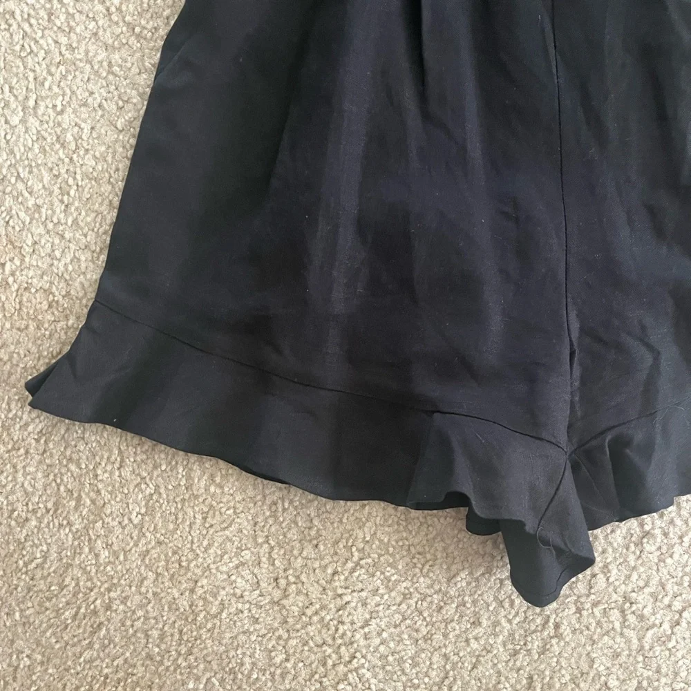 Loft Sleeveless Romper Black Size 2